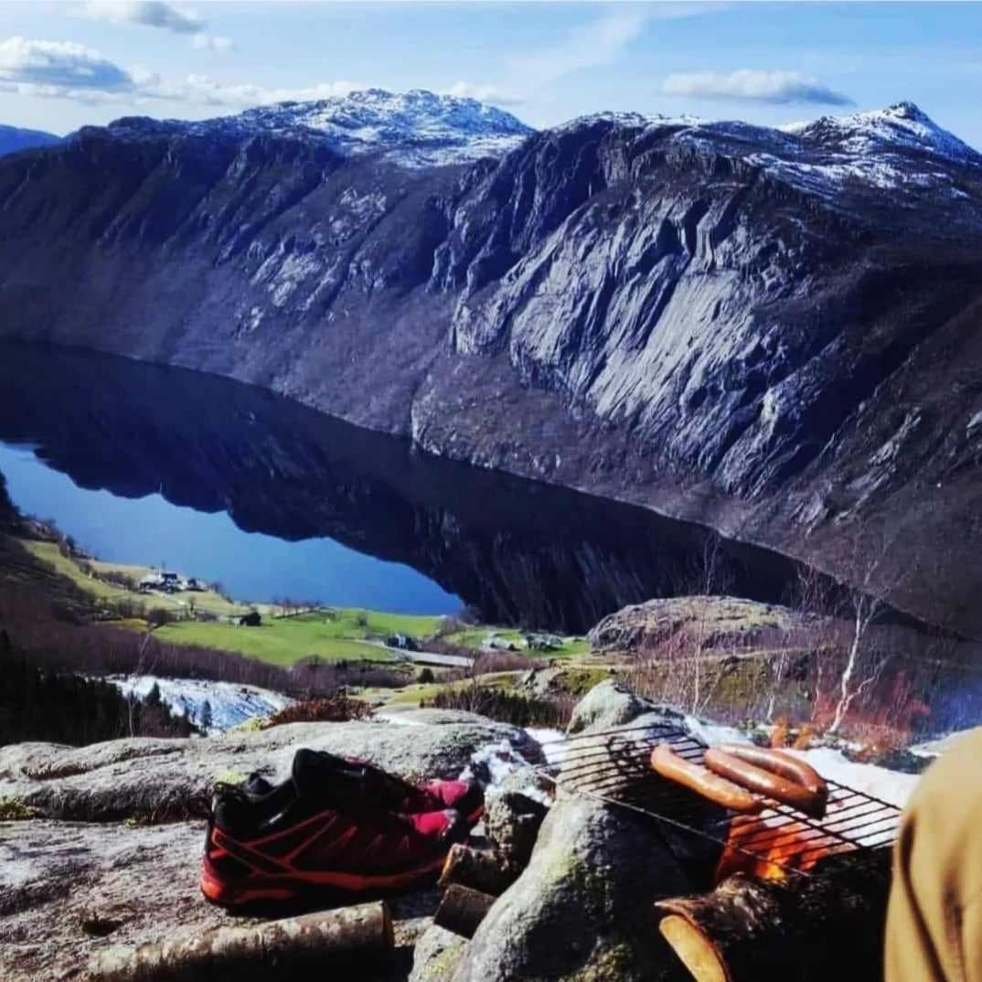 Hytte Ved Preikestolen Forsand Exterior photo